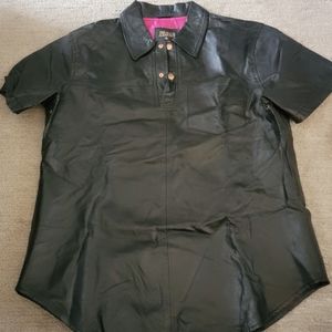 Prsvr leather shirt and pants